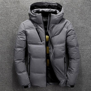 Winter Down Parkas Mens Quality Thermal