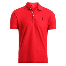 Load image into Gallery viewer, Man Polo Shirt Mens Casual Deer Embroidery Cotton
