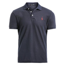 Load image into Gallery viewer, Man Polo Shirt Mens Casual Deer Embroidery Cotton
