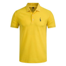 Load image into Gallery viewer, Man Polo Shirt Mens Casual Deer Embroidery Cotton
