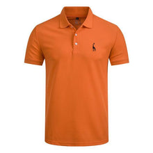 Load image into Gallery viewer, Man Polo Shirt Mens Casual Deer Embroidery Cotton
